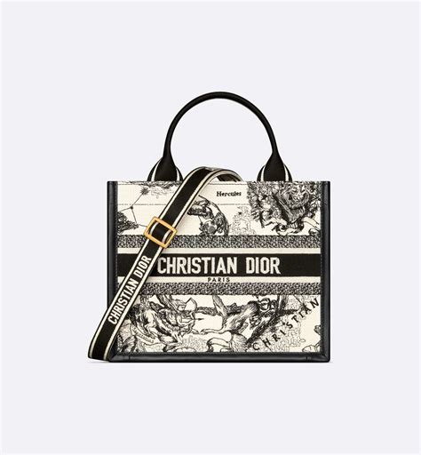 dior book tote zodiac small|Small Dior Book Tote Latte and Black Dior Zodiac Embroidery .